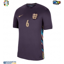 Moški Nogometni dresi Anglija Marc Guehi #6 Gostujoči EP 2024 Kratek Rokav